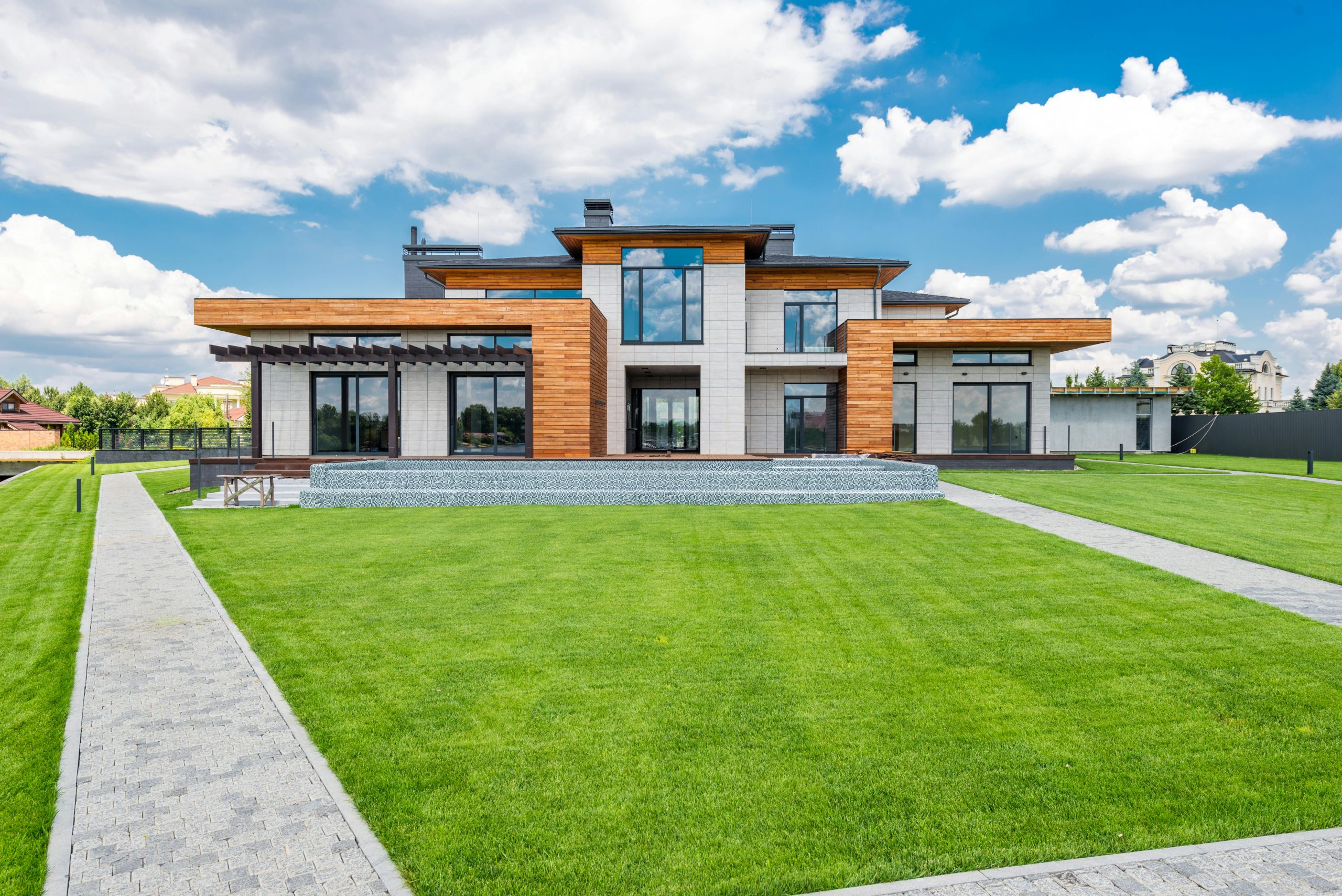 modern home with professionally installed windows
