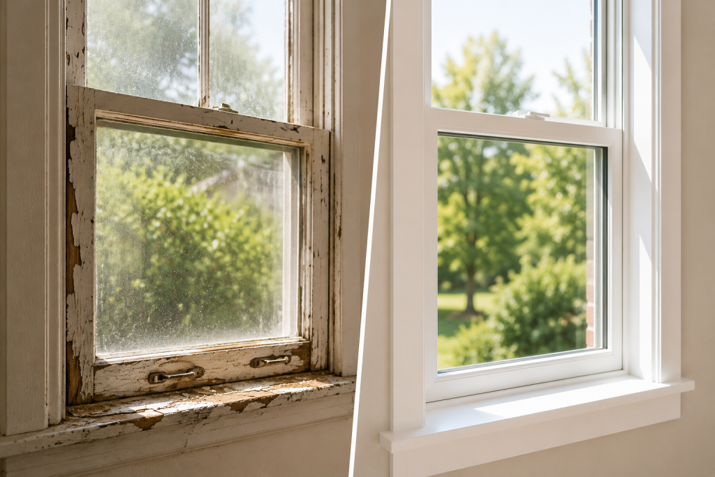 repair or replacement windows